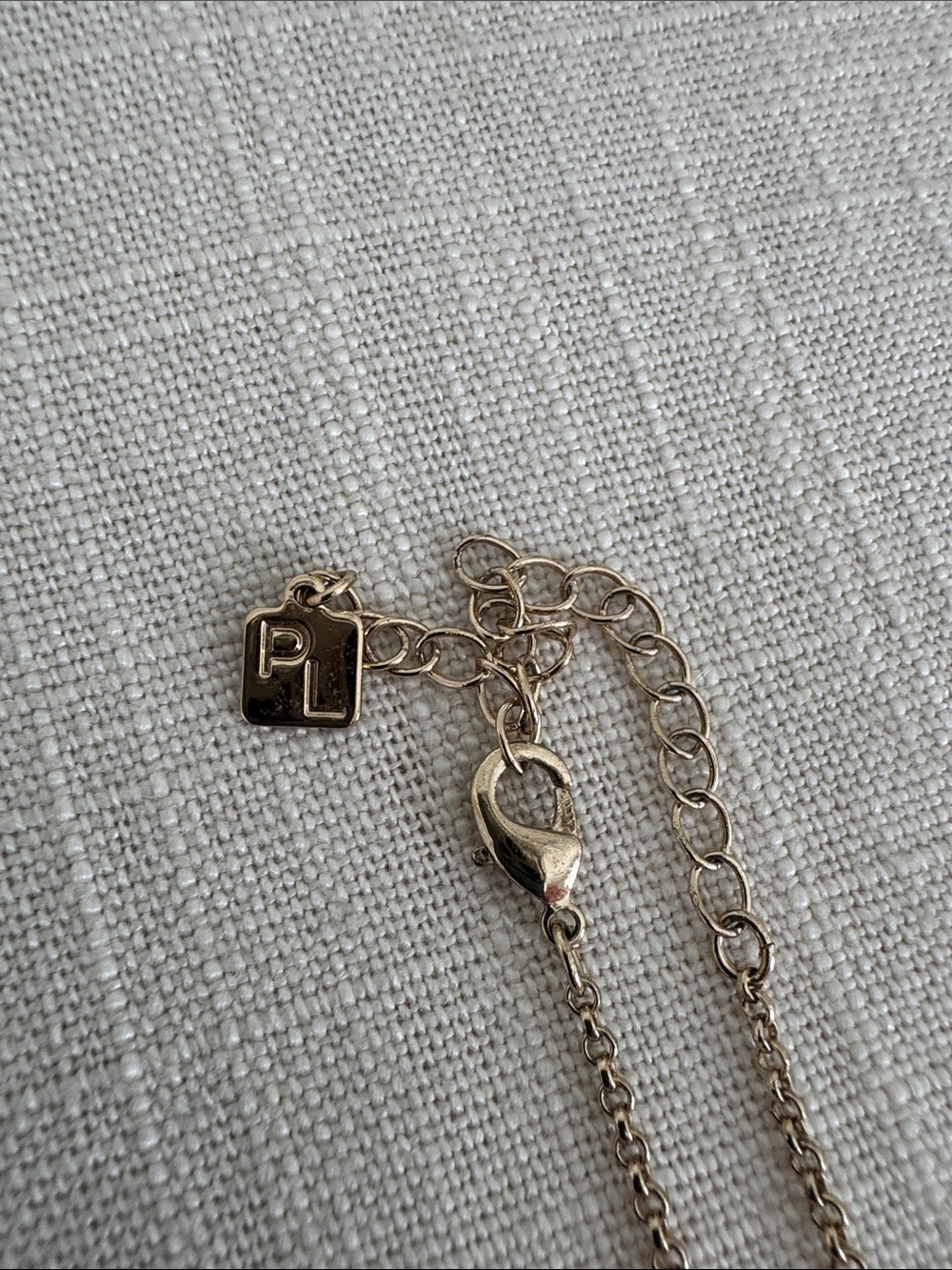 Gold Heart Pendant Necklace with Crystal Accents - Picture 2 of 4